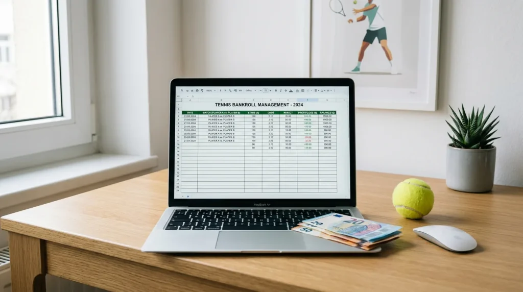 Bankroll management strategieën voor tennis weddenschappen met flat staking en Kelly Criterion