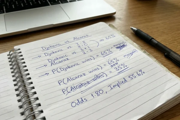 Uitleg over value betting bij tennis met expected value berekening